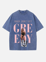 Tate McRae Print Round Neck T-shirt