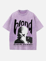 Frank Ocean Print Round Neck T-shirt