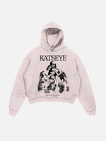 KATSEYE Print Slant Pockets Hoodie