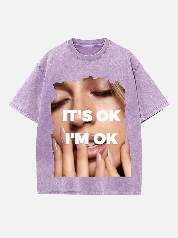 Tate McRae Print Round Neck T-shirt