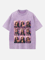 Tate McRae Print Round Neck T-shirt