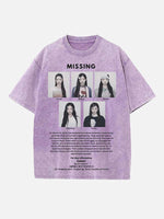 ILLIT Print Round Neck T-shirt