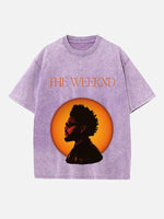 The Weeknd Print Round Neck T-shirt