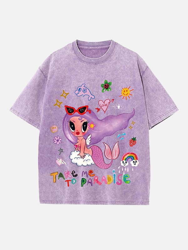 Karol G Print Round Neck T-shirt