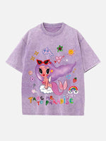 Karol G Print Round Neck T-shirt