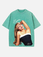Sabrina Carpenter Print Round Neck T-shirt