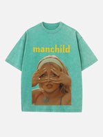 Sabrina Carpenter Print Round Neck T-shirt