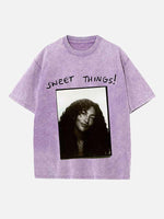 Olivia Dean Print Round Neck T-shirt