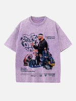 Drake Print Round Neck T-shirt