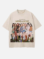 TWICE Print Round Neck T-shirt