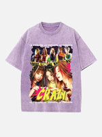 LE SSERAFIM Print Round Neck T-shirt