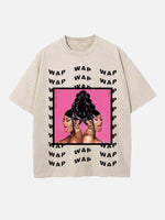 Cardi B Print Round Neck T-shirt