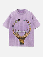 Imagine Dragons Print Round Neck T-shirt