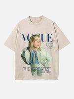 Billie Eilish Print Round Neck T-shirt