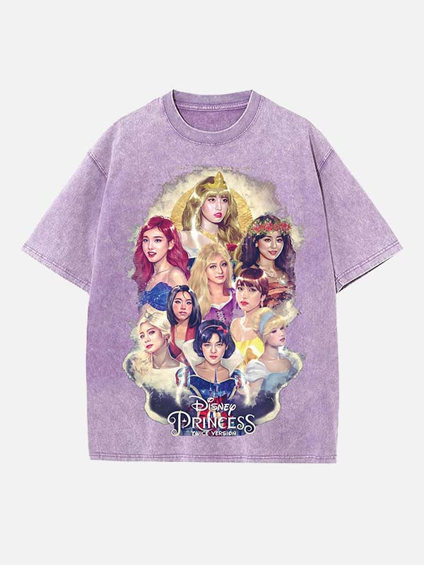 TWICE Print Round Neck T-shirt