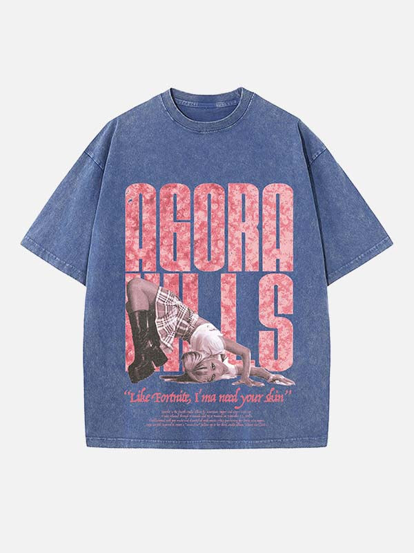 Doja Cat Print Round Neck T-shirt