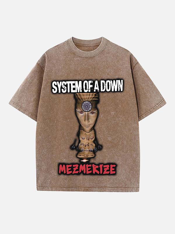 System of a Down Print Round Neck T-shirt