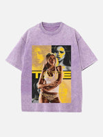 Tate McRae Print Round Neck T-shirt