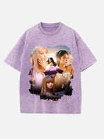 BLACKPINK Print Round Neck T-shirt