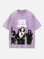 Raye Print Round Neck T-shirt