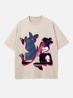 Nicki Minaj Print Round Neck T-shirt