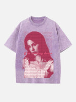 Gracie Abrams Print Round Neck T-shirt