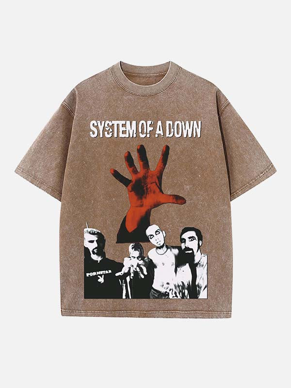System of a Down Print Round Neck T-shirt