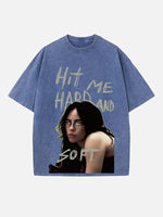 Billie Eilish Print Round Neck T-shirt
