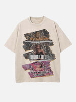 Tate McRae Print Round Neck T-shirt