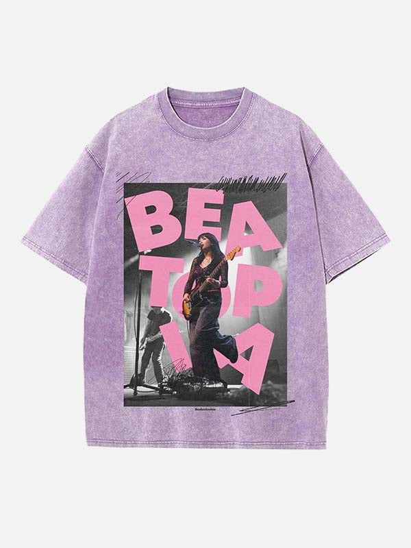 Beabadoobee Print Round Neck T-shirt