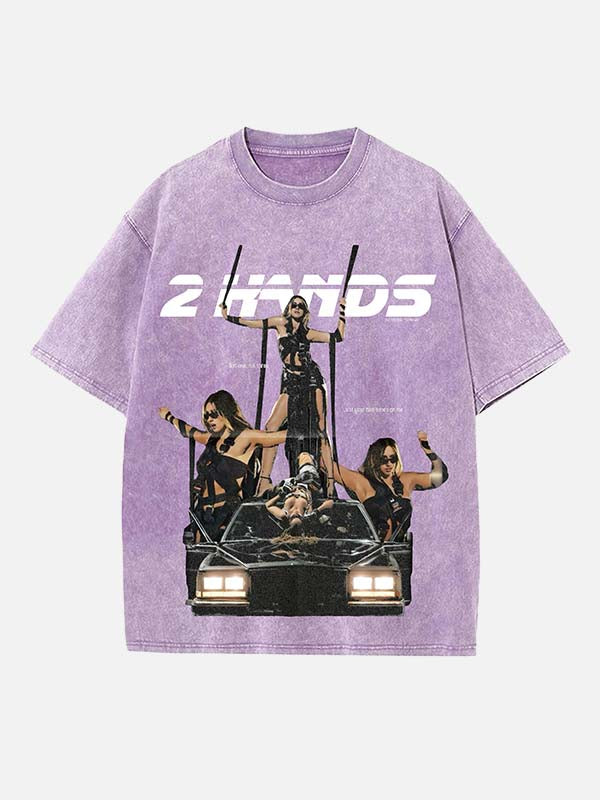 Tate McRae Print Round Neck T-shirt