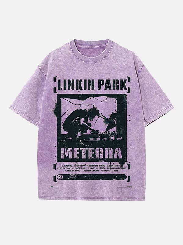 Linkin Park Print Round Neck T-shirt