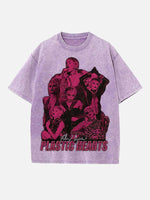 Miley Cyrus Print Round Neck T-shirt