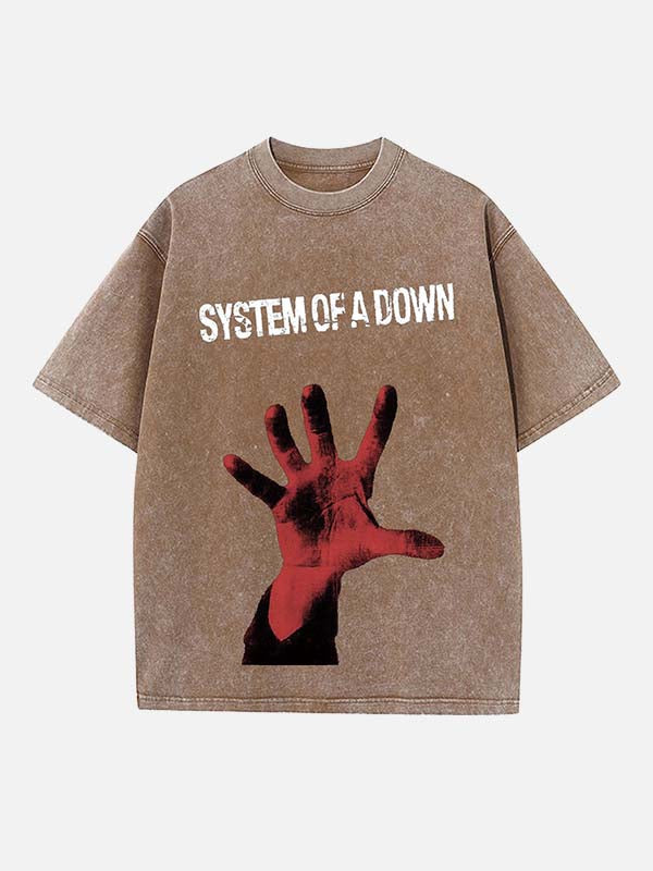 System of a Down Print Round Neck T-shirt