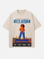 Alicia Keys Print Round Neck T-shirt