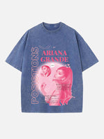 Ariana Grande Print Round Neck T-shirt
