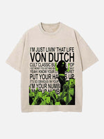 Charli xcx Print Round Neck T-shirt