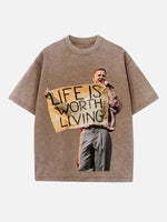 Imagine Dragons Print Round Neck T-shirt