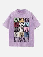 Taylor Swift Print Round Neck T-shirt