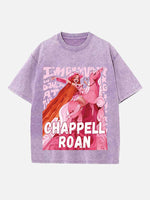 Chappell Roan Print Round Neck T-shirt
