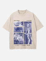 Zara Larsson Print Round Neck T-shirt