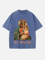 Beyoncé Print Round Neck T-shirt