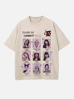 TWICE Print Round Neck T-shirt