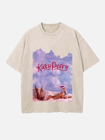 Katy Perry Print Round Neck T-shirt