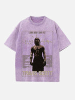Travis Scott Print Round Neck T-shirt