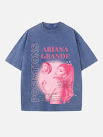 Ariana Grande Print Round Neck T-shirt