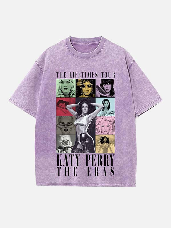 Katy Perry Print Round Neck T-shirt