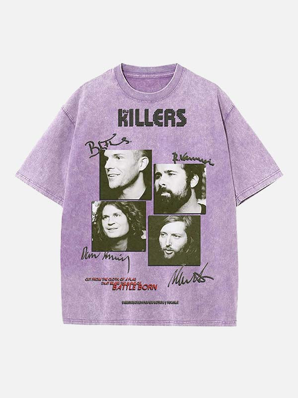 The Killers Print Round Neck T-shirt