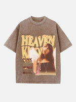 PinkPantheress Print Round Neck T-shirt