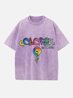 J Balvin Print Round Neck T-shirt